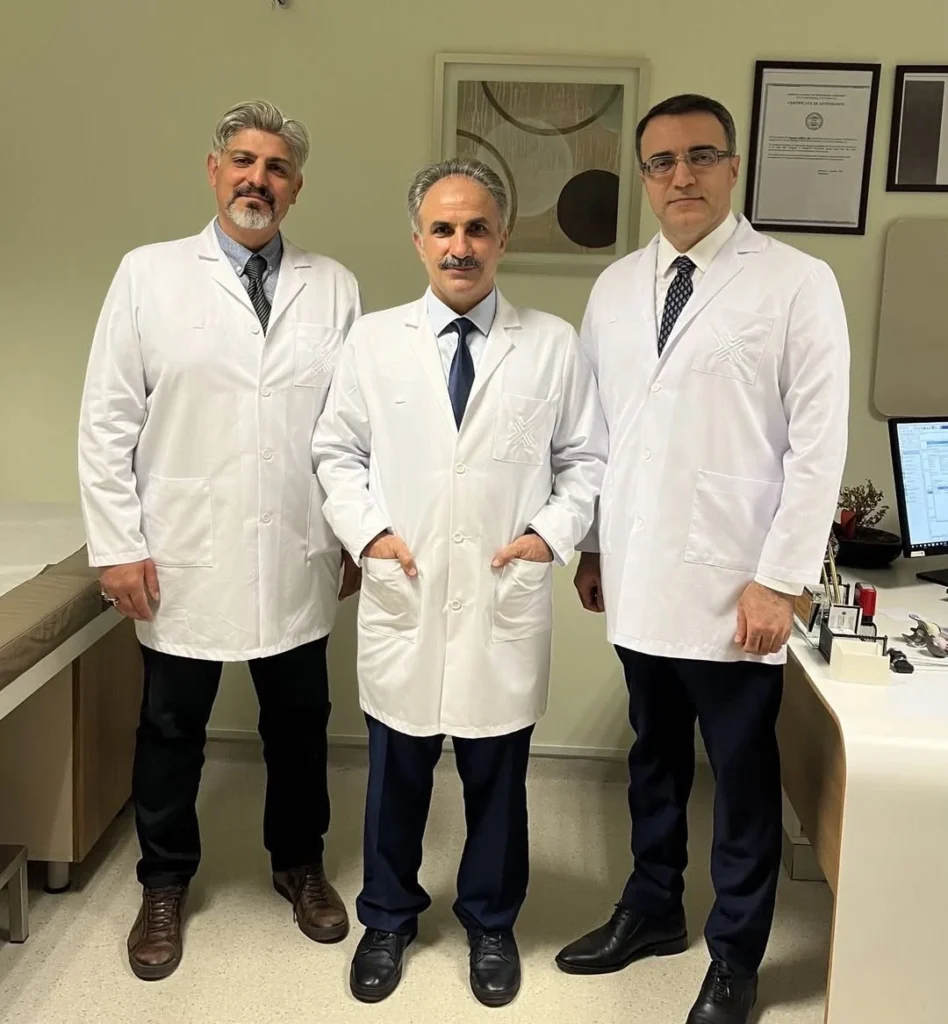 Prof. İbrahim Azboy with his colleagues