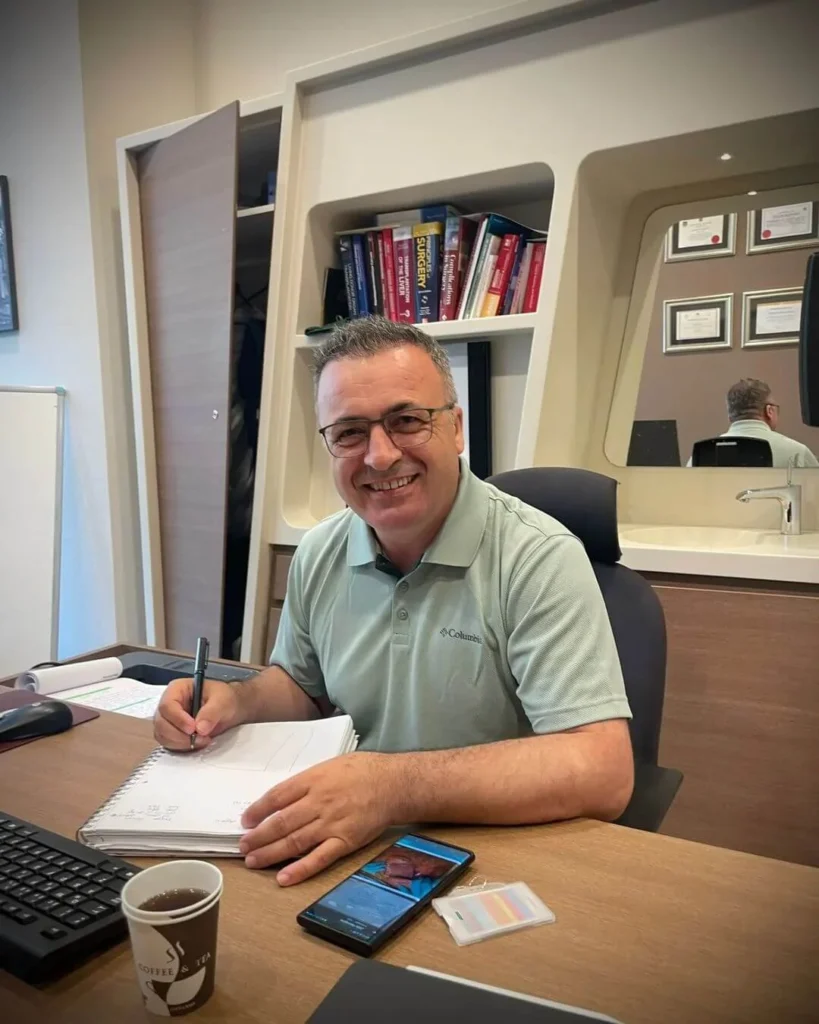 Prof. Abuzer Dirican in his office